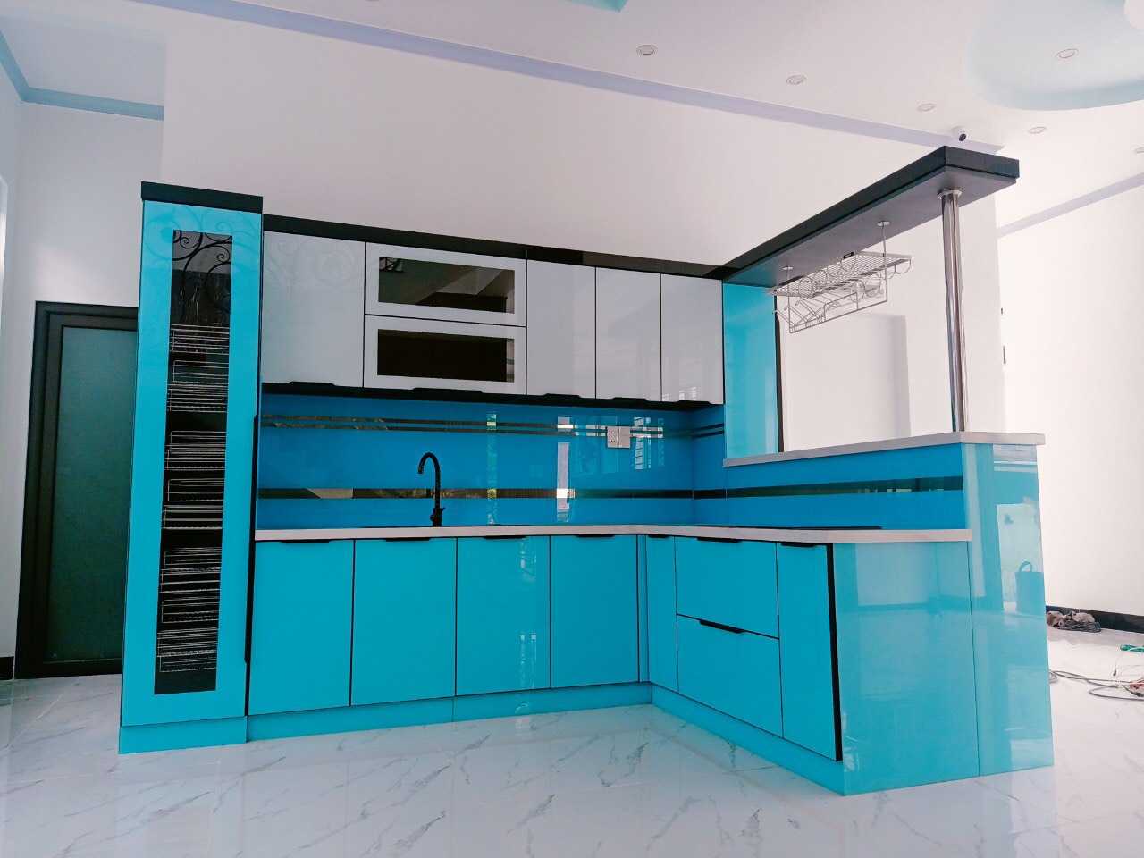 Tủ bếp thùng Inox hiện đại 24